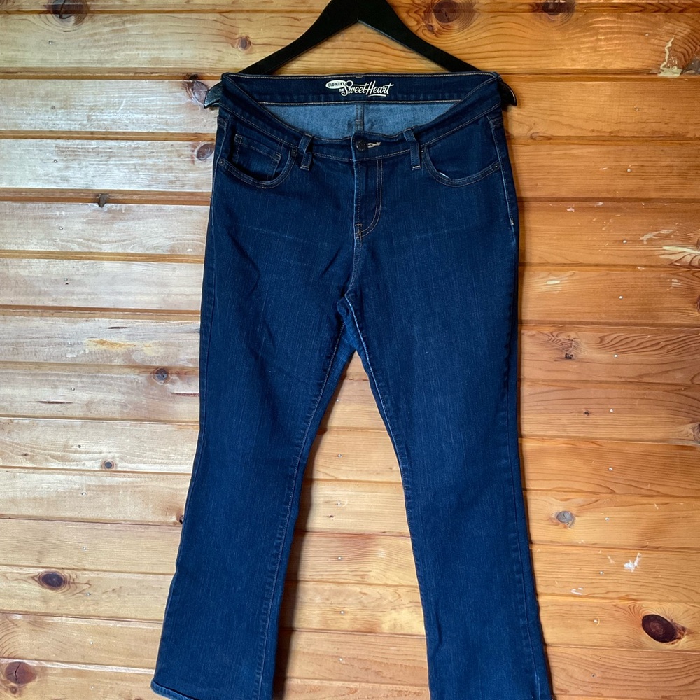 Old Navy Blue Boot Cut Jeans Classic Style